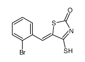 5-[(2-bromophenyl)methylidene]-4-sulfanylidene-1,3-thiazolidin-2-one结构式