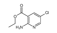 2-氨基-5-氯-烟酸乙酯结构式