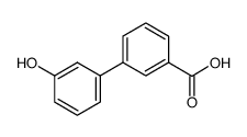 3'-HYDROXY-[1,1'-BIPHENYL]-3-CARBOXYLIC ACID Structure