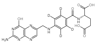 叶酸-d4结构式
