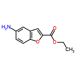 5-氨基苯并呋喃甲酸乙酯结构式