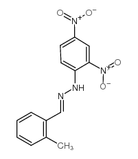 o-tolualdehyde 2,4-dinitrophenylhydrazone structure