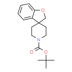 2H-螺[苯并呋喃-3,4'-哌啶]-1'-甲酸叔丁酯结构式