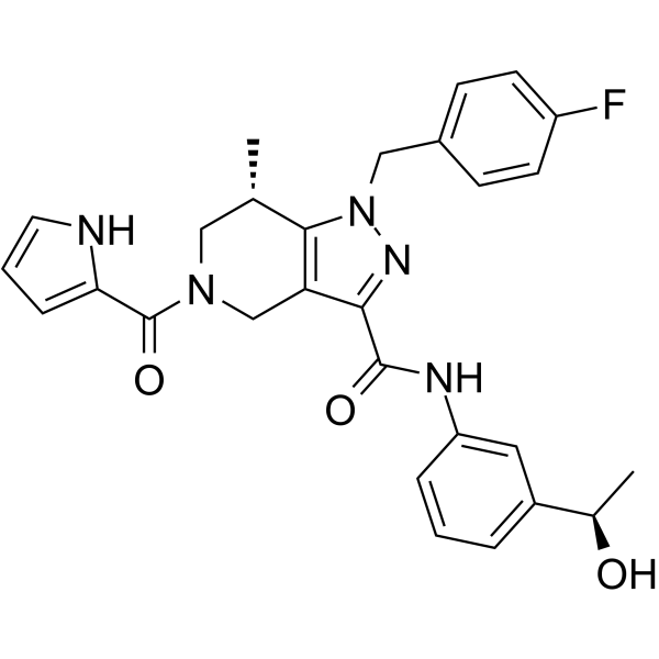 (S,R)-WT IDH1 Inhibitor 2结构式