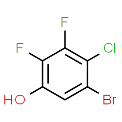 5-Bromo-4-chloro-2,3-difluorophenol Structure