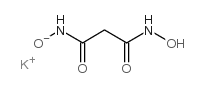 Propanediamide,N1,N3-dihydroxy-, potassium salt (1:1)结构式