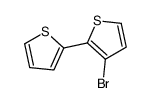 3-bromo-2-thiophen-2-ylthiophene Structure