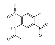 acetic acid-(4-methyl-2,5-dinitro-anilide)结构式