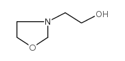 2-(恶唑烷-3-基)乙醇结构式