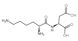 L-赖氨酸-L-天冬氨酸盐结构式