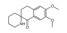 6',7'-dimethoxyspiro[piperidine-2,2'-tetralin]-1'-one结构式