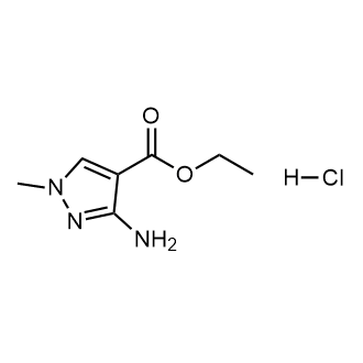 3-氨基-1-甲基-1H-吡唑-4-羧酸乙酯盐酸盐结构式