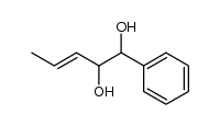 1-phenyl-pent-3-ene-1,2-diol结构式