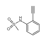 N-(2-Ethynylphenyl)methanesulfonamide结构式