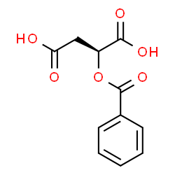 (-)-2-O-Benzoyl-L-malic acid Structure