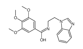 N-[2-(1H-Benzimidazol-1-yl)ethyl]-3,4,5-trimethoxybenzamide结构式