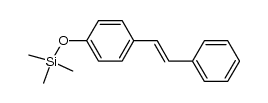 4-Trimethylsilyloxy-stilben结构式