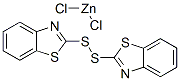 二氯[2,2'-二硫代双[苯并噻唑]]锌结构式