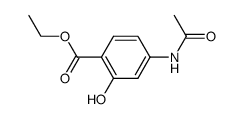 ethyl 4-acetamidesalicylate结构式