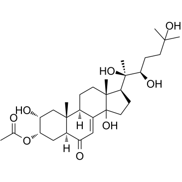 3-O-Acetyl-20-hydroxyecdysone Structure