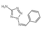 2H-Tetrazole-2,5-diamine,N2-(phenylmethylene)-结构式