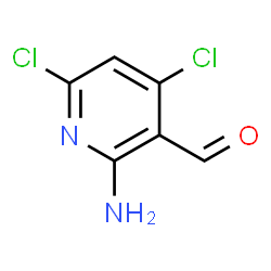 2-氨基-4,6-二氯烟醛结构式