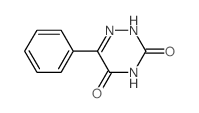 1,2,4-Triazine-3,5(2H,4H)-dione,6-phenyl- Structure