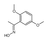 2,5-dimethoxyphenyl methyl ketone oxime Structure