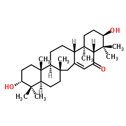 3,21-二羟基-14-山芝烯-16-酮结构式