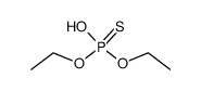O,O-diethyl O-hydrogen phosphorothioate Structure
