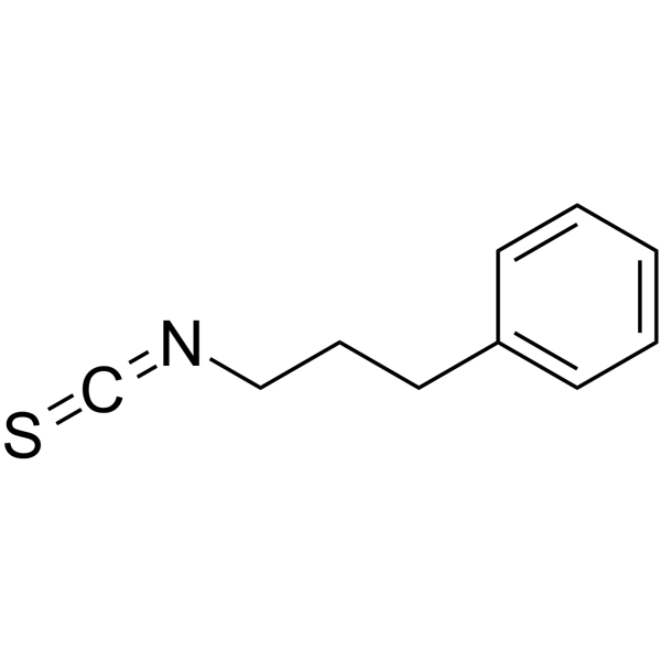 3-苯基丙基硫代异氰酸酯结构式