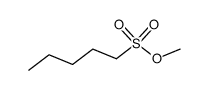 methyl 1-pentanesulfonate Structure