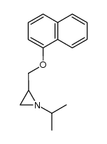 1-isopropyl-2-naphthalen-1-yloxymethyl-aziridine Structure