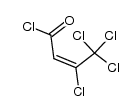 cis-α-H-Tetrachlorcrotonylchlorid结构式
