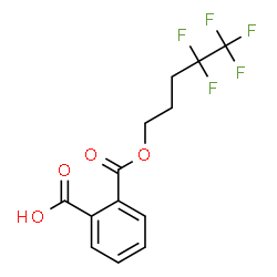 2-{[(4,4,5,5,5-Pentafluoropentyl)oxy]carbonyl}benzoic acid Structure