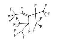 1,1,1,2,4,5,5,5-octafluoro-3-[1,2,2,2-tetrafluoro-1-(trifluoromethyl)ethyl]-4-(trifluoromethyl)pent-2-ene结构式