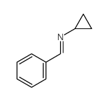 Cyclopropanamine,N-(phenylmethylene)-结构式