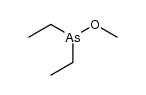 Diaethylmethoxyarsan Structure