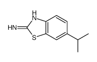 6-异丙基苯并[d]噻唑-2-胺结构式