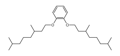 1,2-bis(3,7-dimethyloctyloxy)benzene结构式