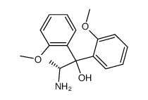(R)-2-amino-1,1-di(2-methoxyphenyl)-1-propanol Structure