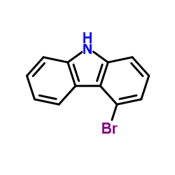 4-溴咔唑结构式