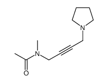 N-methyl-N-(4-pyrrolidin-1-ylbut-2-ynyl)acetamide Structure
