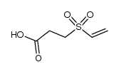 3-(vinylsulfonyl)propanoic acid结构式