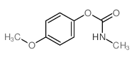 (4-methoxyphenyl) N-methylcarbamate Structure