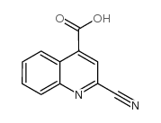 2-Cyanoquinoline-4-carboxylic acid Structure