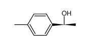 (R)-1-(4-甲基苯基)乙醇结构式