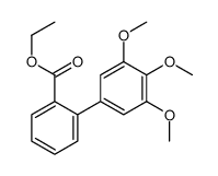 ethyl 2-(3,4,5-trimethoxyphenyl)benzoate结构式