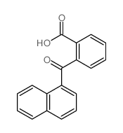 2-(萘甲酰基)苯甲酸结构式