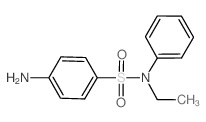 4-Amino-N-ethyl-N-phenylbenzenesulfonamide Structure